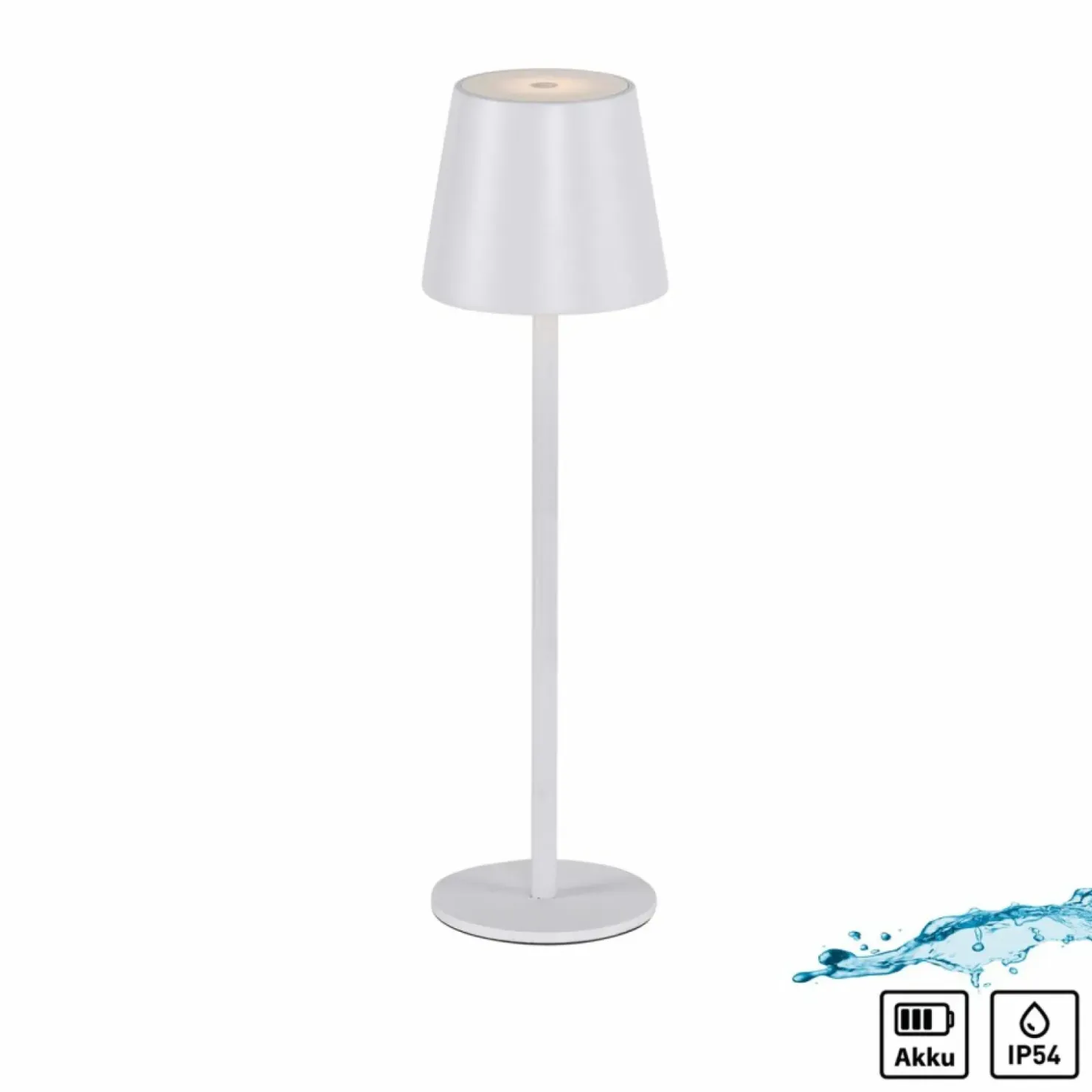 Biała, ledowa lampka na szafkę nocną 19250-16 EURIA | Kaja Oświetlenie*Sklep Kaja Shop