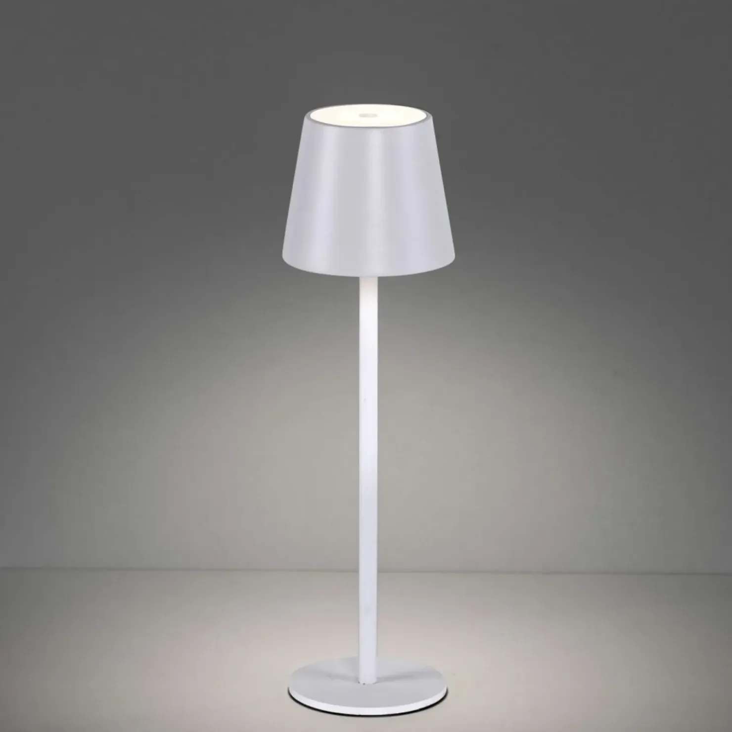 Biała, ledowa lampka na szafkę nocną 19250-16 EURIA | Kaja Oświetlenie*Sklep Kaja Shop