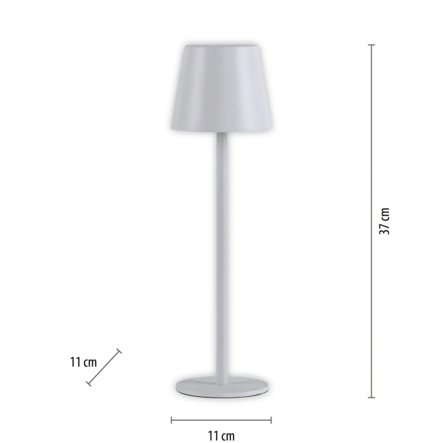 Biała, ledowa lampka na szafkę nocną 19250-16 EURIA | Kaja Oświetlenie*Sklep Kaja Shop