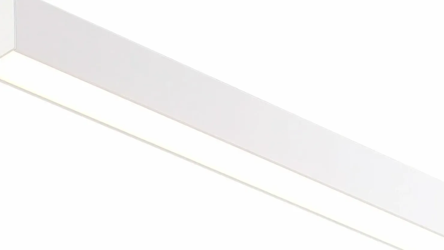 Biała listwa sufitowa LED 57cm do korytarza MX C0124 LINEAR | Kaja*Sklep Kaja Online
