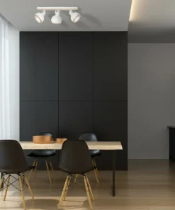 Best Sale Sklep Kaja Biała listwa sufitowa z drewnianymi wstawkami MLP8651 OVAL | Kaja