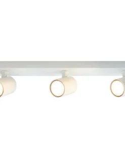 Clearance Sklep Kaja Biała listwa sufitowa z reflektorami LP-731/3W WH SNOW | Kaja