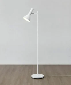 Biała, minimalistyczna lampa podłogowa 108687 METRO | Kaja Oświetlenie*Sklep Kaja Sale