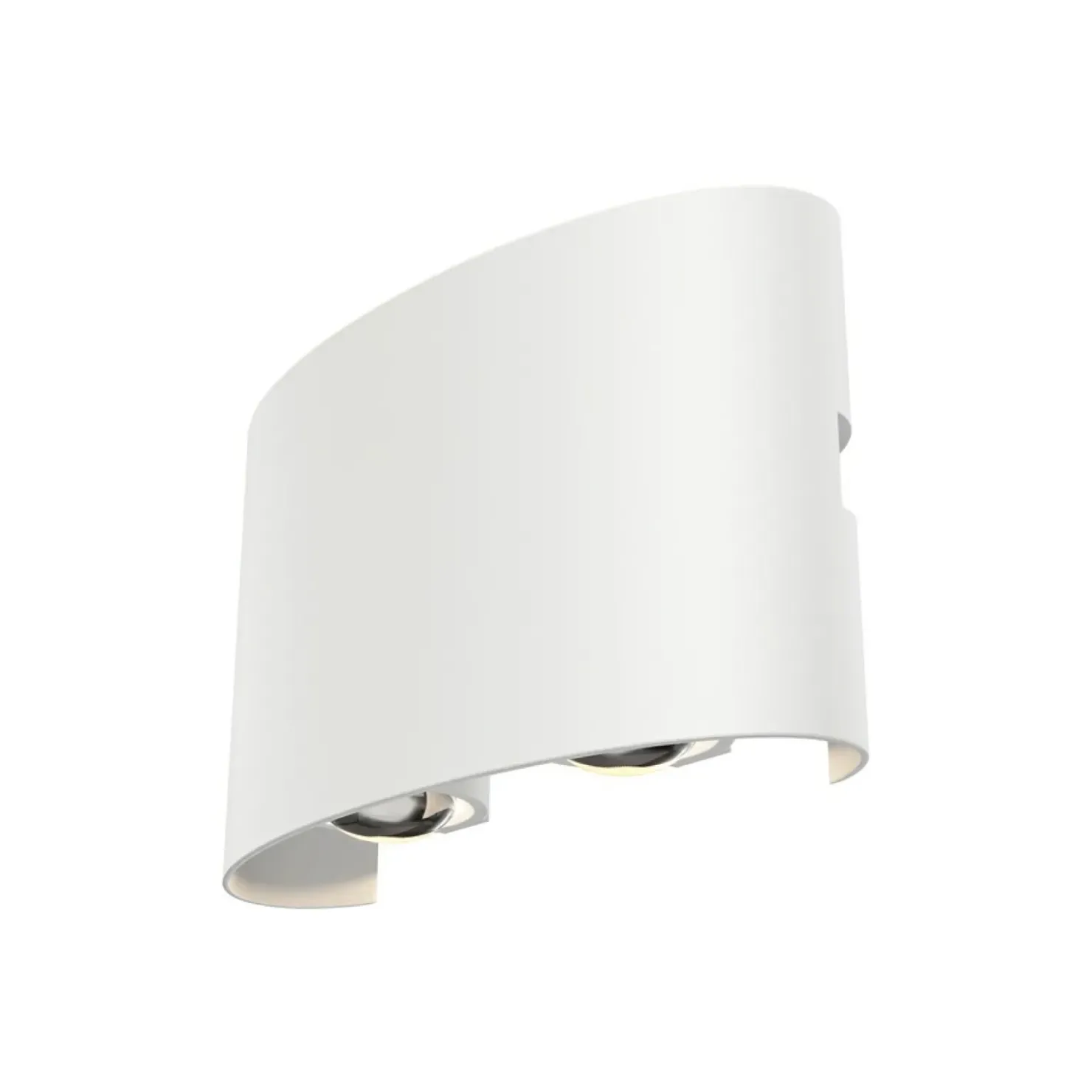Biała, minimalistyczna lampa elewacyjna 12cm O417WL-L4W3K STRATO*Sklep Kaja New