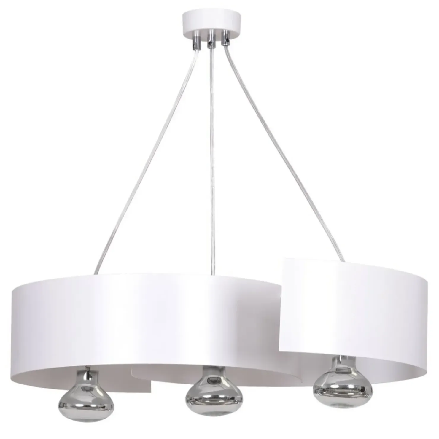 Shop Sklep Kaja Biała, nietuzinkowa lampa wisząca do kuchni 306/3 VIXON | Kaja