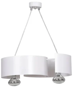 Cheap Sklep Kaja Biała, nietypowa lampa wisząca do sypialni 306/2 VIXON | Kaja