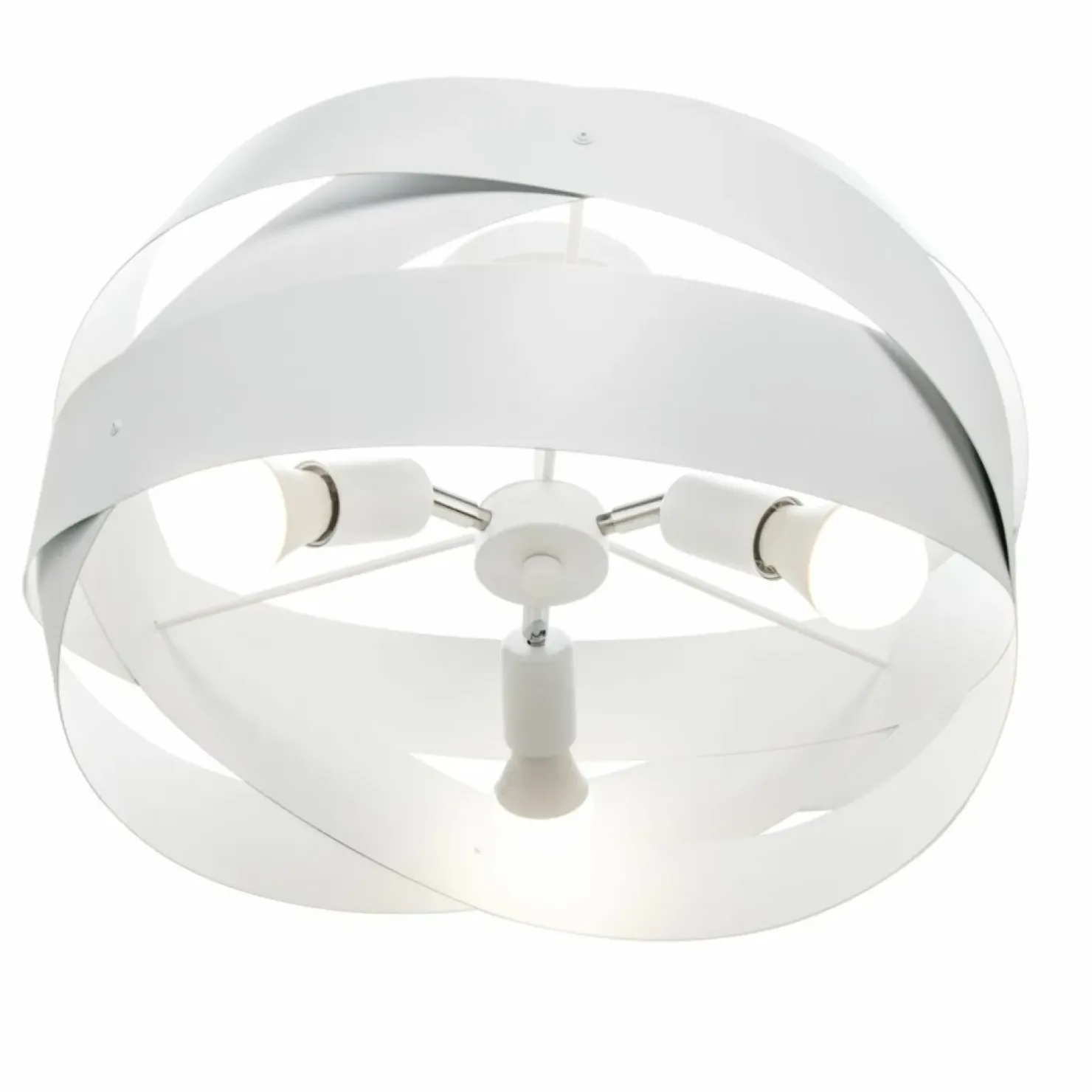 Flash Sale Sklep Kaja Biała, nowoczesna lampa sufitowa do salonu ZM 1115 z serii TORNADO