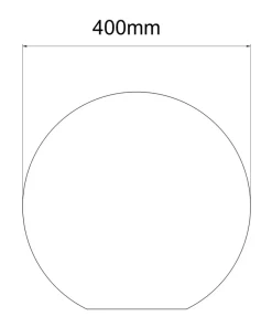 Biała, ogrodowa kula świecąca ⌀40cm LP-JH-1095-450 GAJA | Kaja*Sklep Kaja Flash Sale