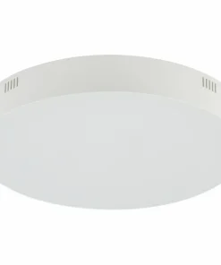 Biała, okrągła lampa sufitowa LED ⌀30cm 3000K 10405 LID ROUND LED*Sklep Kaja Outlet