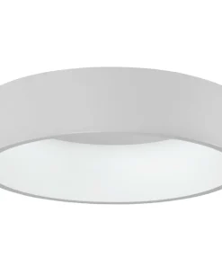 Biała, okrągła lampa sufitowa LED ⌀45cm 3945-842RC-WH-4 z serii CHIARA*Sklep Kaja Online