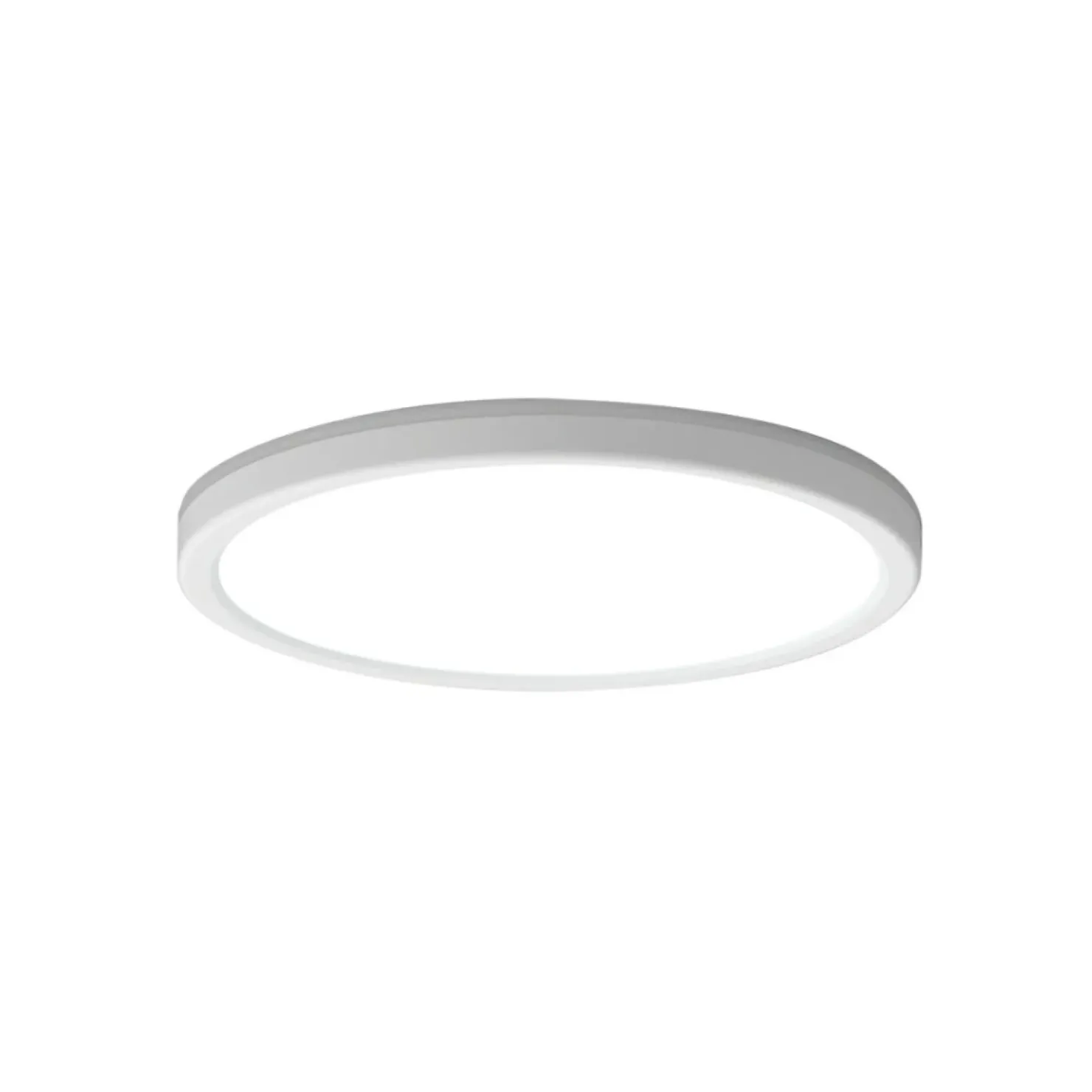 Biała, okrągła lampa sufitowa ⌀30 PLF-63452-300R-28W-WH CORTE | Kaja*Sklep Kaja Fashion