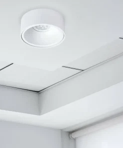 Biała oprawa podtynkowa, do korytarza ML0053 z serii BALI ROUND | Kaja Oświetlen*Sklep Kaja Discount