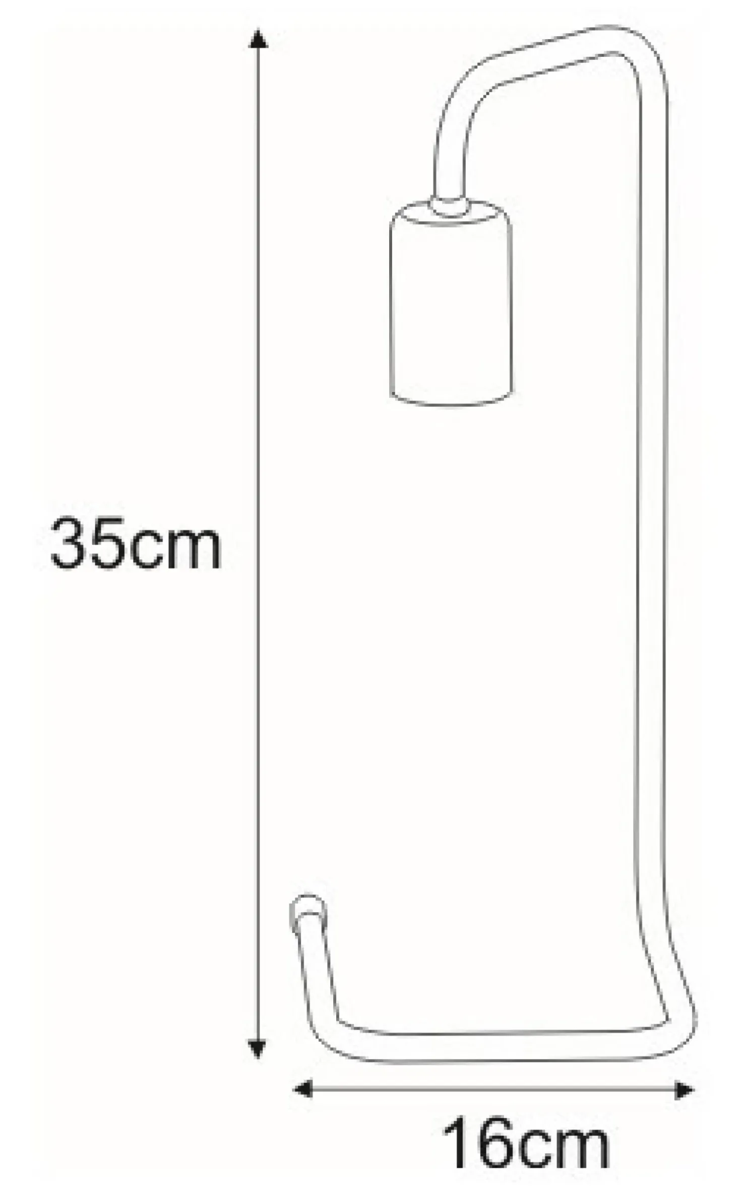 Biała, prosta, nowoczesna lampka stołowa K-4044 PEKA | Kaja*Sklep Kaja Shop