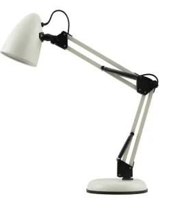 Biała, regulowana lampka biurkowa TB-29928-BG z serii NOTA*Sklep Kaja Discount