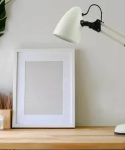 Biała, regulowana lampka biurkowa TB-29928-BG z serii NOTA*Sklep Kaja Discount
