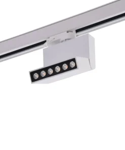Biała ruchoma głowica LED do szynoprzewodu AZ3490 LEON | Kaja*Sklep Kaja Discount