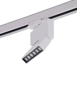 Biała ruchoma głowica LED do szynoprzewodu AZ3490 LEON | Kaja*Sklep Kaja Discount
