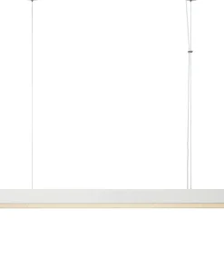 Fashion Sklep Kaja Biała, szeroka lampa LED 120cm LP-1201/1P L WH SMART MIRA L | Kaja