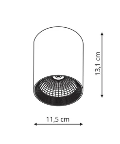 Biała tuba natynkowa, spot LED LP-32015/1SM WH ZOVO | Kaja Oświetlenie*Sklep Kaja Cheap