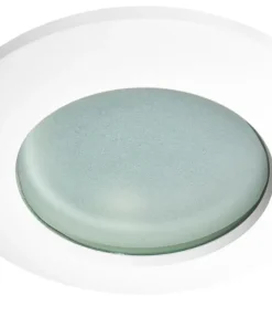 Białe oczko wpustowe do łazienki, okrągła oprawa AZ0871 EMILIO | Kaja*Sklep Kaja Flash Sale