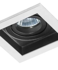 Biało-czarna lampa wpustowa oczko do holu AZ1362 MINORKA | Kaja*Sklep Kaja Hot