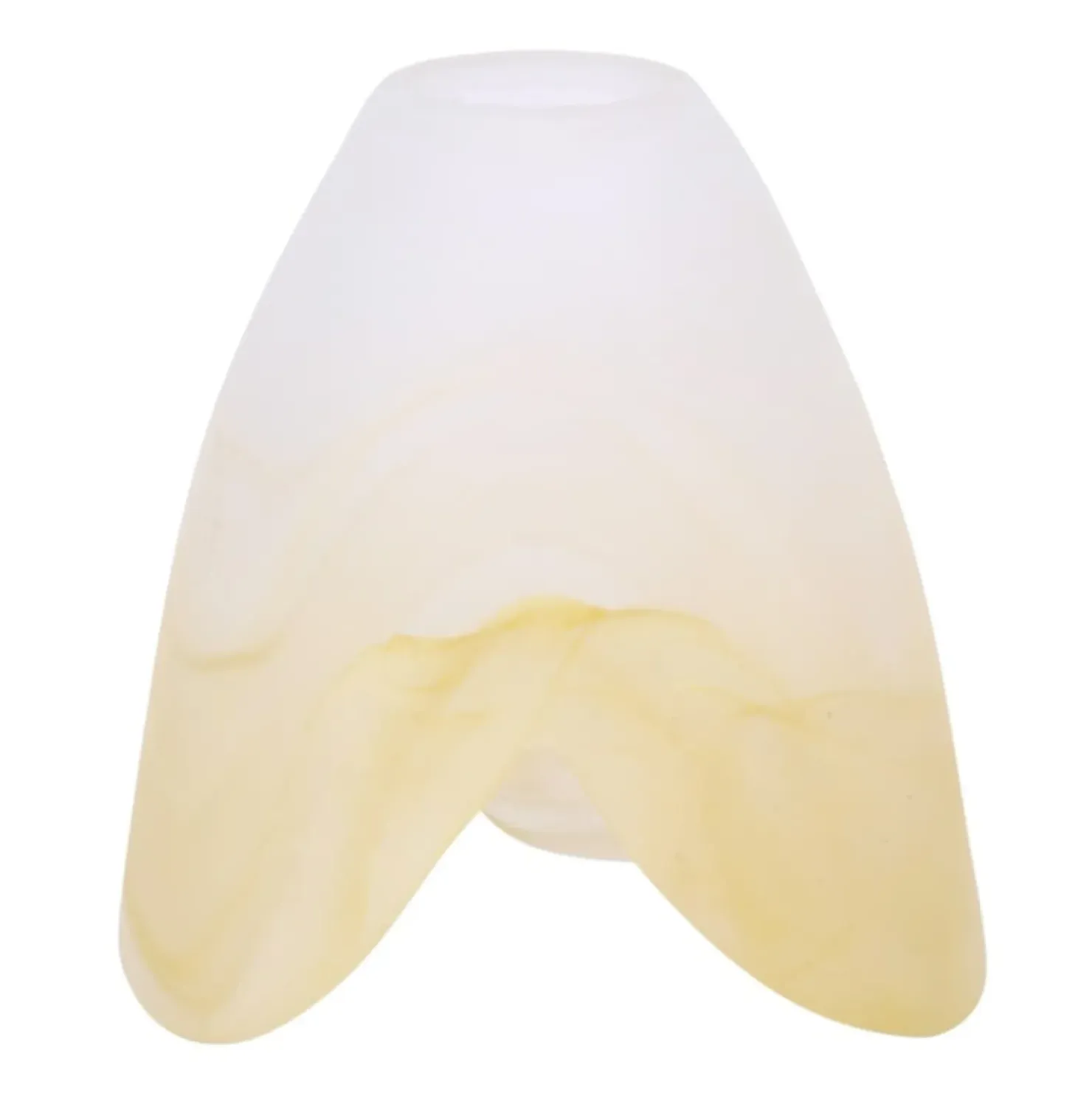 Biało-żółty klosz matowy K-HP-LX-084 ŻÓŁTY MAZ KLOSZ*Sklep Kaja Flash Sale