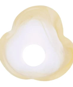Biało-żółty klosz matowy K-HP-LX-084 ŻÓŁTY MAZ KLOSZ*Sklep Kaja Flash Sale