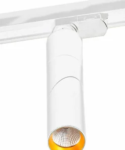 Biało-złota lampa LED do szyny 3-fazowej AZ2925 SANTOS | Kaja*Sklep Kaja Cheap