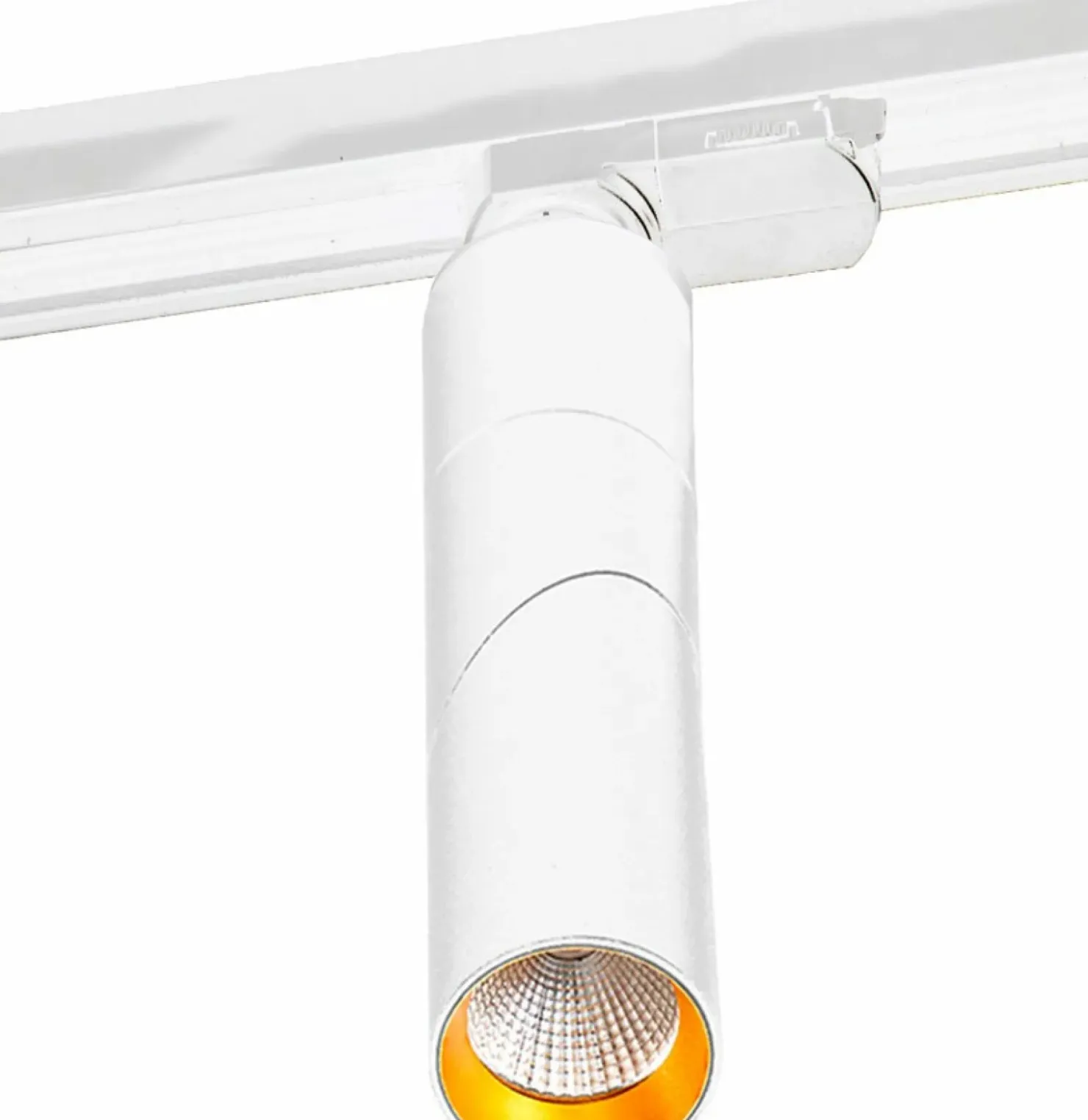 Biało-złota lampa LED do szyny 3-fazowej AZ2925 SANTOS | Kaja*Sklep Kaja Cheap