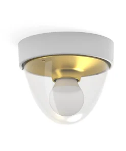 Biało-złota lampa sufitowa, zewnętrzna IP44 7970 | Kaja Oświetlenie*Sklep Kaja Fashion