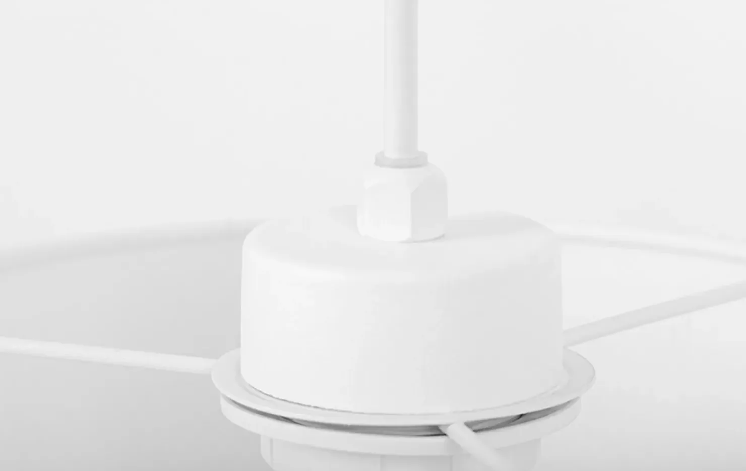 Biało-złota lampa wisząca, cztery abażury K-5213 z serii VICTORIA*Sklep Kaja Discount
