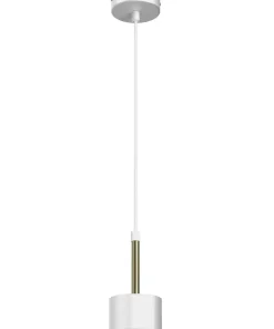Cheap Sklep Kaja Biało-złota lampa wisząca, złoty element MLP7754 z serii ARENA | Kaja Oświetleni
