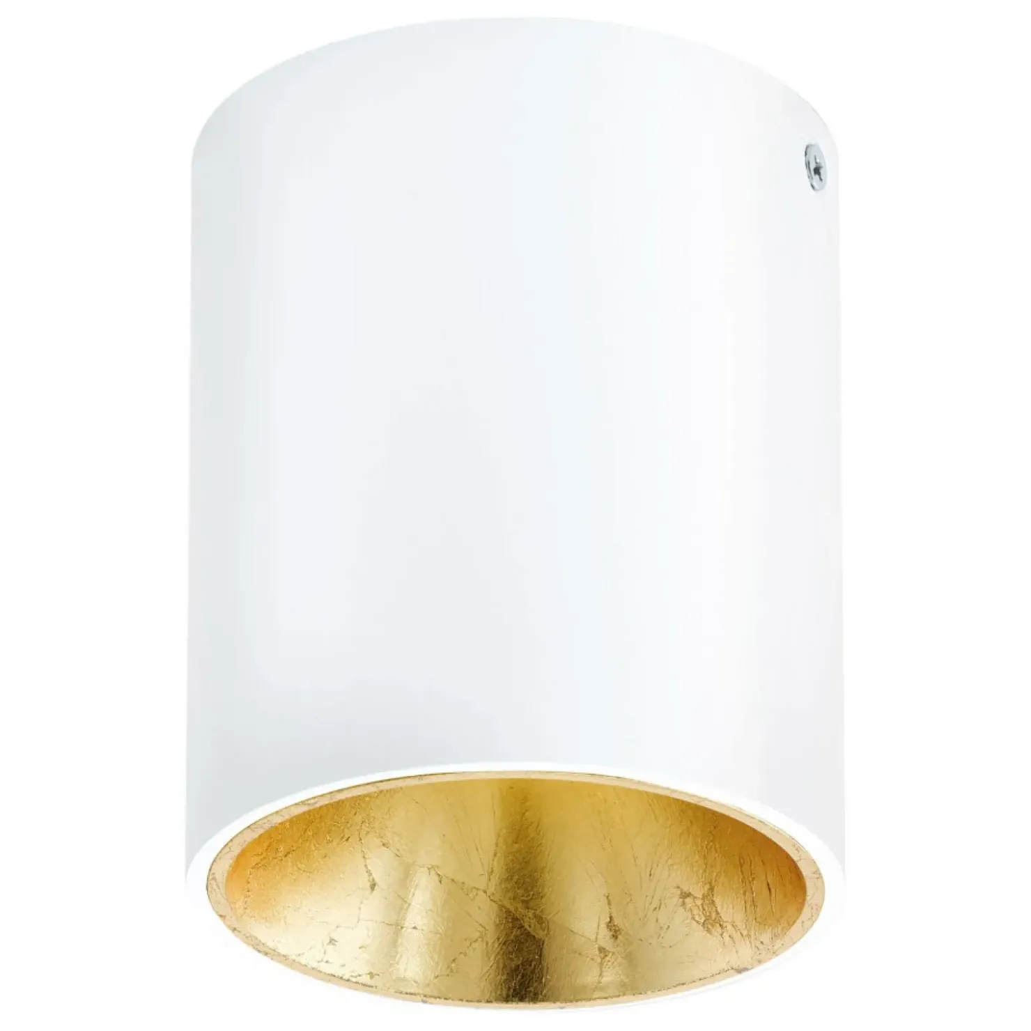 Biało-złota tuba downlight do kuchni 94503 POLASSO | Kaja Oświetlenie*Sklep Kaja Sale