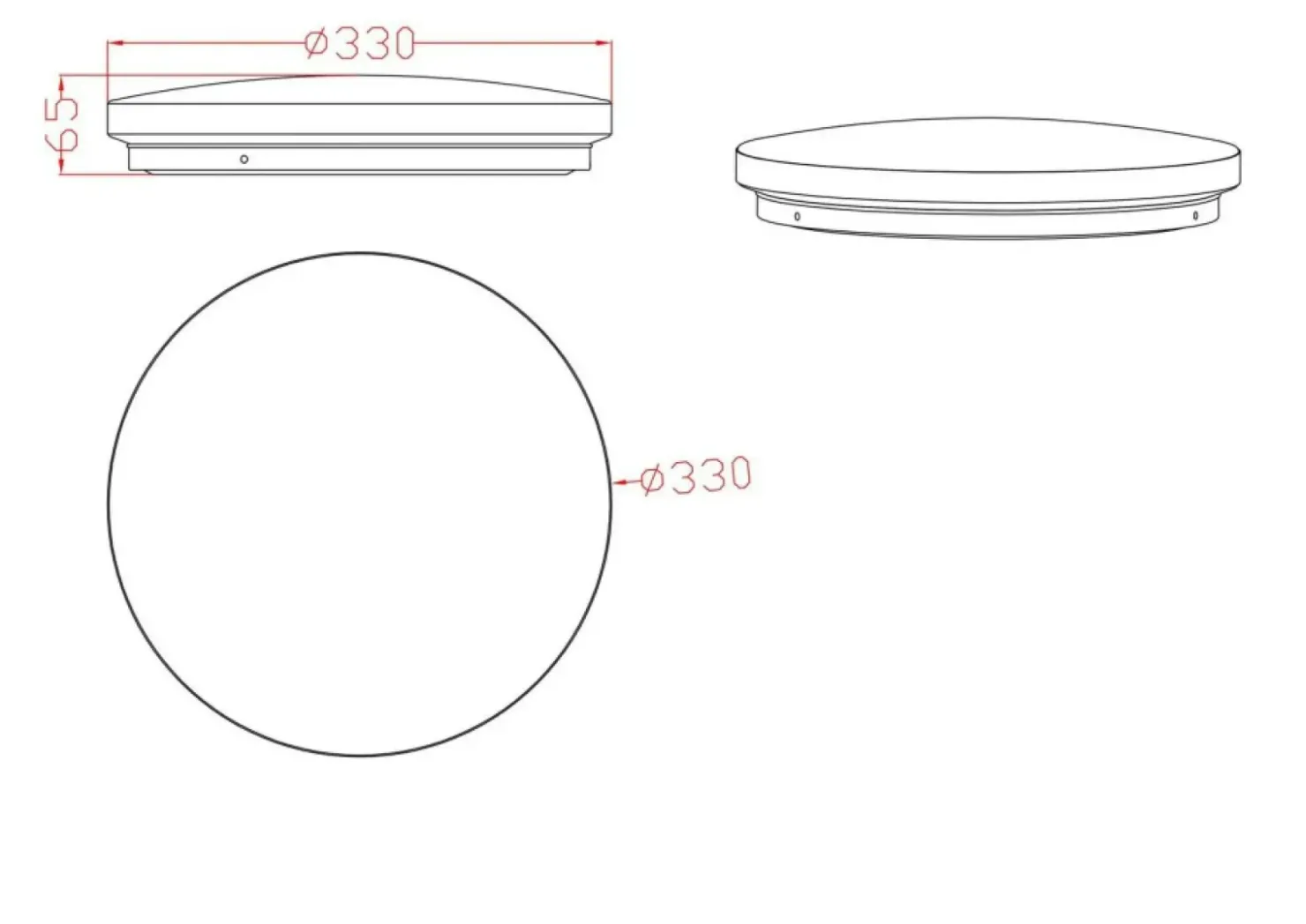 Biało-złoty plafon LED barwa neutralna LP-335/1C S 4GD – BABILON*Sklep Kaja Online