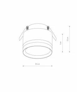 downlight podtynkowy, gwint GX53 10490 MURTER | Kaja Oświetlenie*Sklep Kaja Cheap