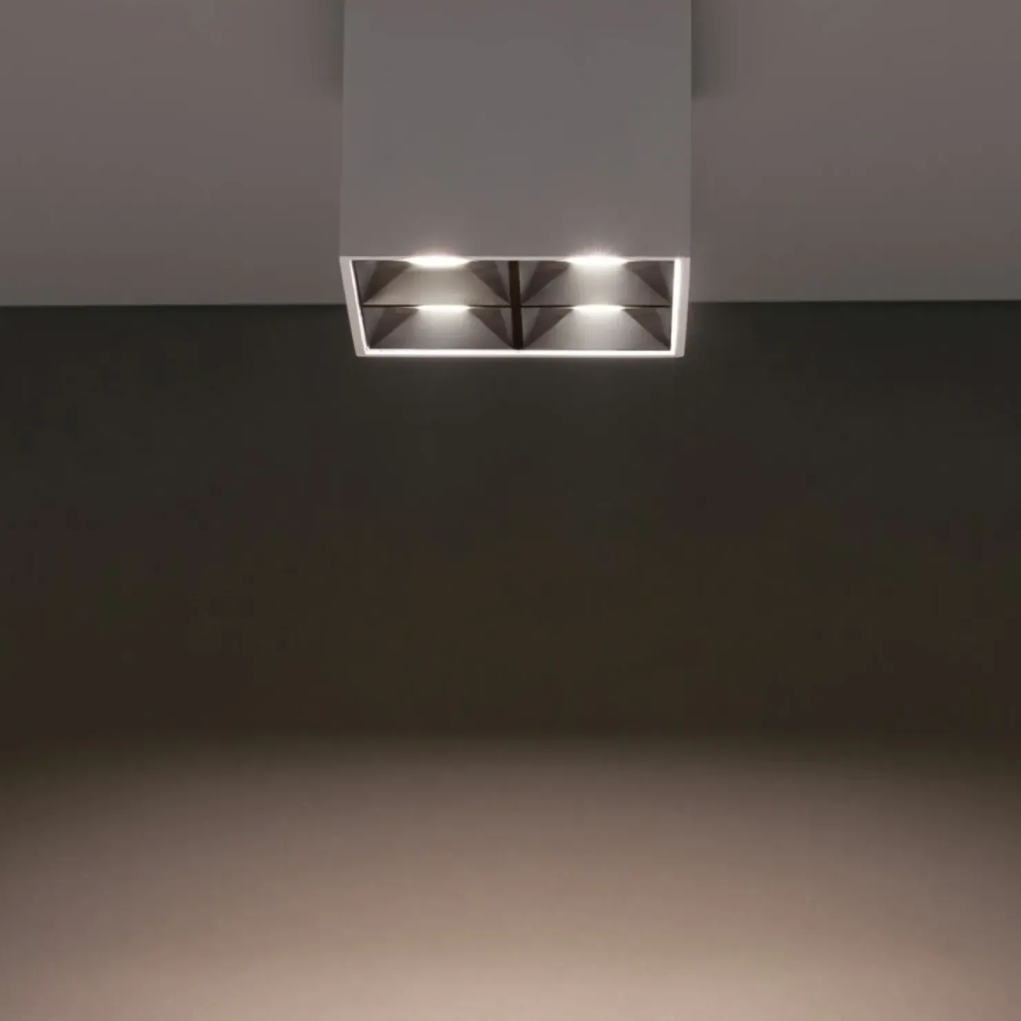 , kwadratowy spot natynkowy 8,2cm 36° 4000K 10051 MIDI LED | Kaja*Sklep Kaja Best