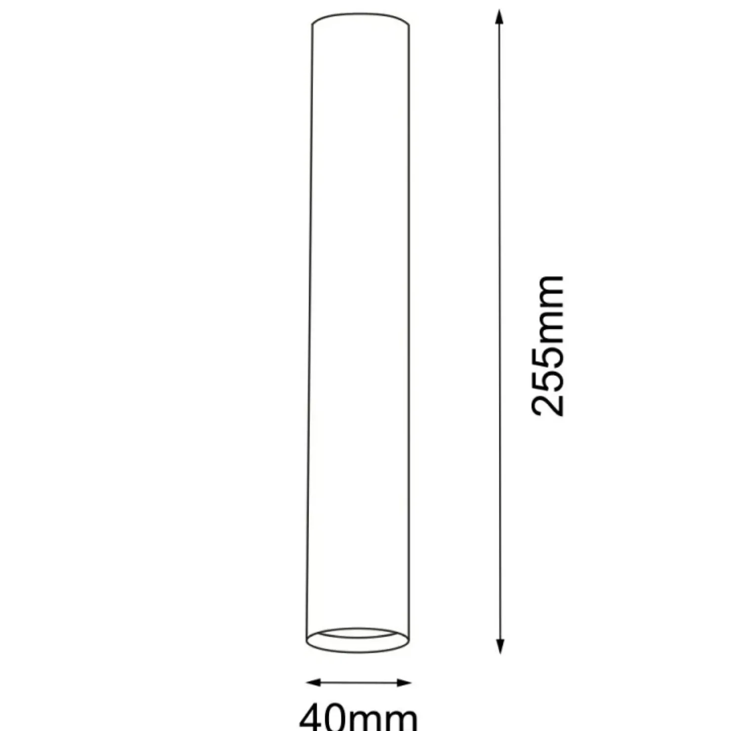 Biały, nieruchomy spot natynkowy 25,5cm IP44 ANT 7746 YABU | Kaja*Sklep Kaja Fashion