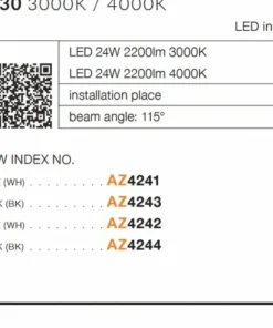okrągły plafon klasyczny LED 3000K AZ4241 MALTA | Kaja*Sklep Kaja Sale