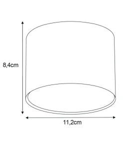 spot w kształcie walca, do korytarza K-5133 z serii HORN | Kaja*Sklep Kaja Shop