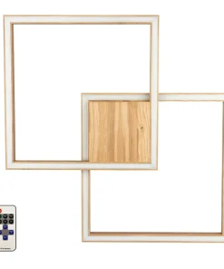 Outlet Sklep Kaja Boho lampa sufitowa LED sterowana pilotem 91405274 RAMME | Kaja dąbolejowany