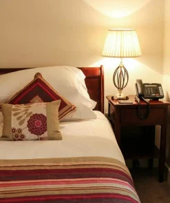 Boho lampka nocna z abażurem AG-TL-AGED-BRASS z serii AEGEAN*Sklep Kaja Hot