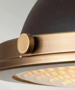 Brązowa lampa, niezwykły plafon HK-AMELIA-F-M-RB z serii AMELIA*Sklep Kaja Cheap
