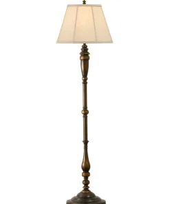 Brązowa lampa podłogowa FE-LINCOLNDALE-FL z serii LINCOLNDALE*Sklep Kaja Clearance
