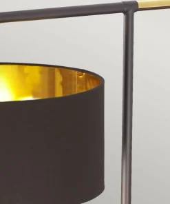 Brązowa lampa połogowa do salonu BALANCE-FL-BRPB z serii BALANCE*Sklep Kaja Cheap