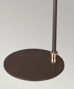 Brązowa lampa połogowa do salonu BALANCE-FL-BRPB z serii BALANCE*Sklep Kaja Cheap