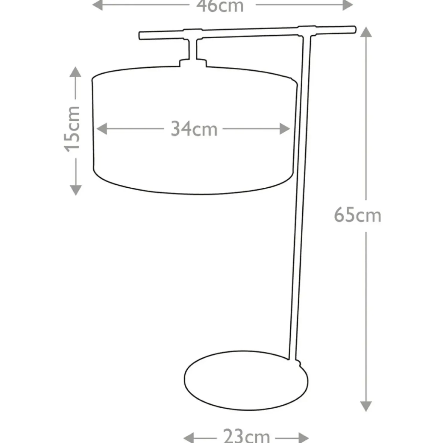 Brązowa lampa stołowa, do gabinetu BALANCE-TL-BRPB z serii BALANCE*Sklep Kaja Sale