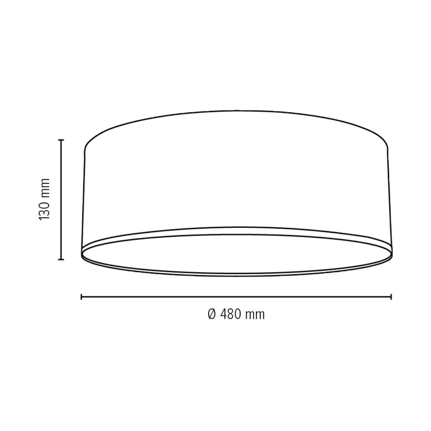 Outlet Sklep Kaja Brązowa lampa sufitowa plafon 4xE27 ⌀48cm 4794812 JOSEFINA | Kaja