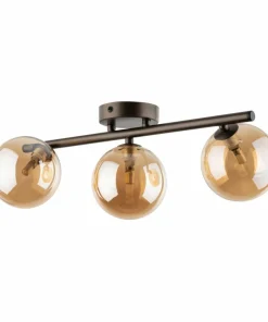 Shop Sklep Kaja Brązowa lampa sufitowa z kloszami TK 6109 ESTERA BROWN | Kaja