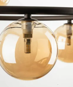 Discount Sklep Kaja Brązowa lampa wisząca do salonu TK 6571 ANABELLE BROWN | Kaja