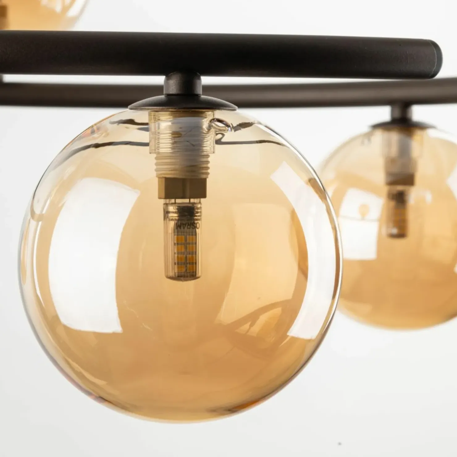 Discount Sklep Kaja Brązowa lampa wisząca do salonu TK 6571 ANABELLE BROWN | Kaja